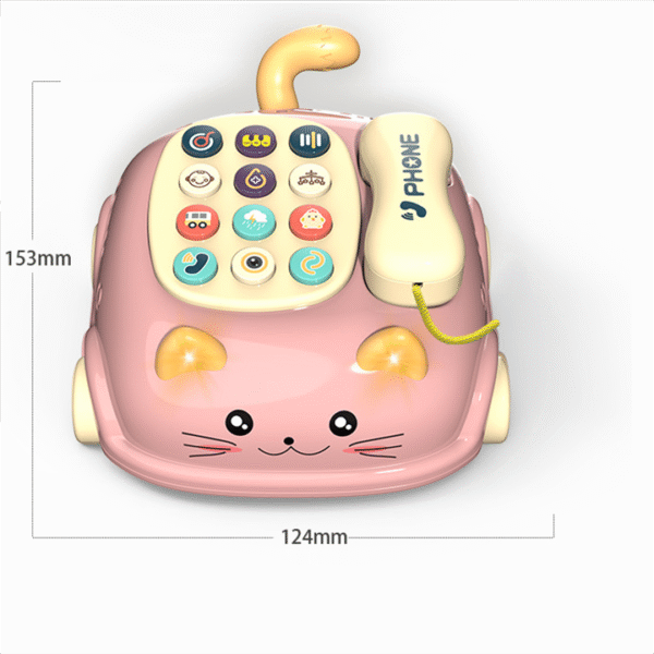 ĐỒ CHƠI OTO ĐIỆN THOẠI HÌNH CON MÈO - Hình ảnh 2