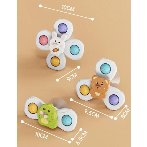 CON QUAY SPPINER DÍNH TƯỜNG CHO BÉ-HÌNH ĐỘNG VẬT VUI NHỘN - Hình ảnh 4