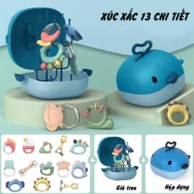 Xúc Xắc Cá Heo 13 chi tiết