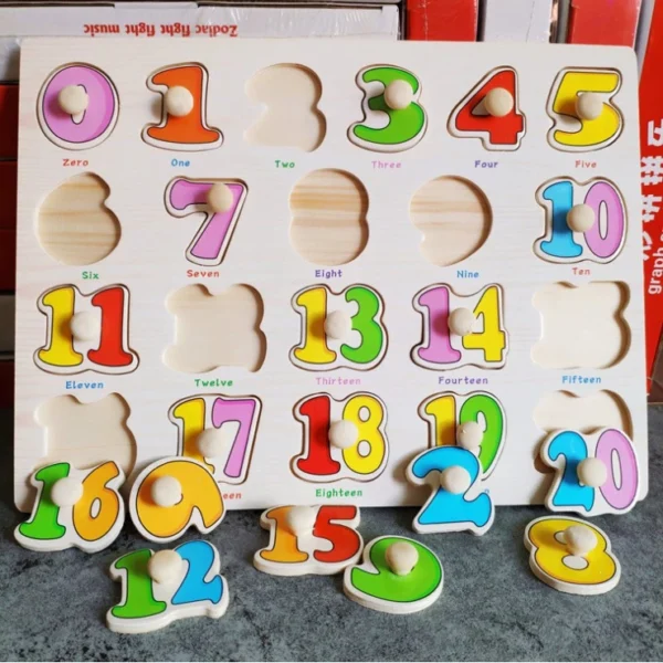 BẢNG GHÉP HÌNH NÚM GỖ NHIỀU CHỦ ĐỀ CHO BÉ - Hình ảnh 6