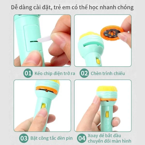 ĐÈN PIN CHIẾU ẢNH HÌNH ĐỘNG VẬT - Hình ảnh 6