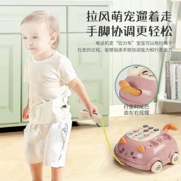 ĐỒ CHƠI OTO ĐIỆN THOẠI HÌNH CON MÈO - Hình ảnh 5