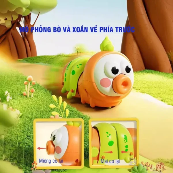 ĐỒ CHƠI CON SÂU BƯỚM VẶN CÓT - Hình ảnh 4